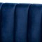 Baxton Studio Milena Glam Royal Blue Velvet Upholstered Gold-Finished Sofa 152-9266 - alternate 3